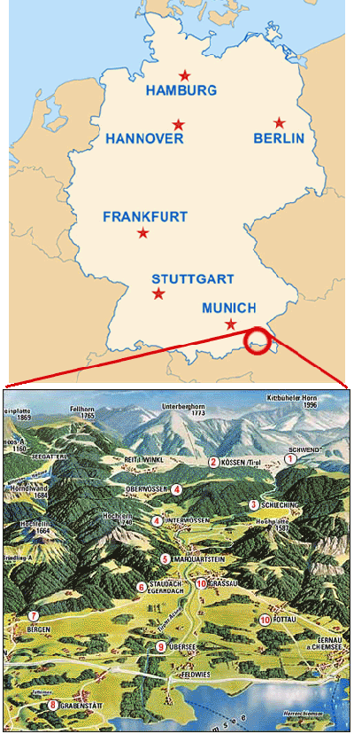 Germany, Achental and Leukental, Bavaria